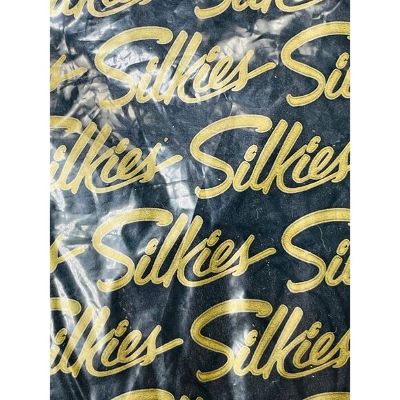 Silkies Opaque Black Pantyhose Small Nylon Blend Soft Silky Support - Picture 7 of 7